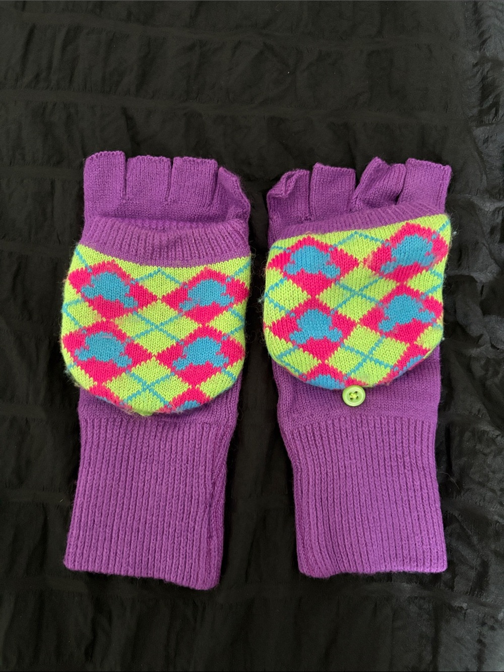 VINTAGE Disney fingerless mitten gloves